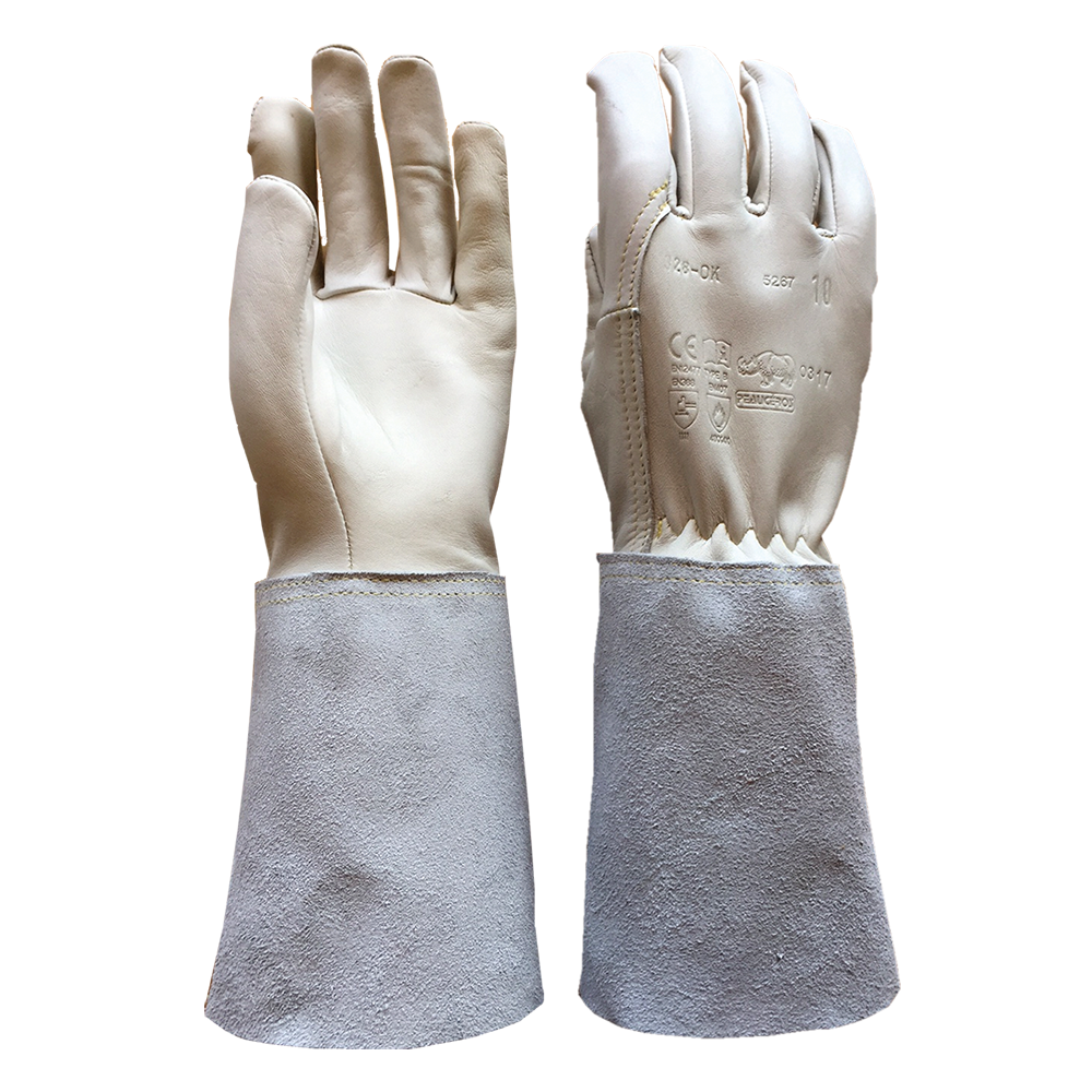 Gants de soudure fine en cuir TIG offrant une grande dextérité et un confort optimal, modèle 328OK